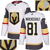 Vegas Golden Knights #81 Jonathan Marchessault White With Special Glittery Logo Adidas Jersey